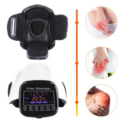 Electric Infrared Heating Knee Massager Air Pressure Vibration Physiotherapy Instrument Knee Massage Rehabilitation Pain Relief